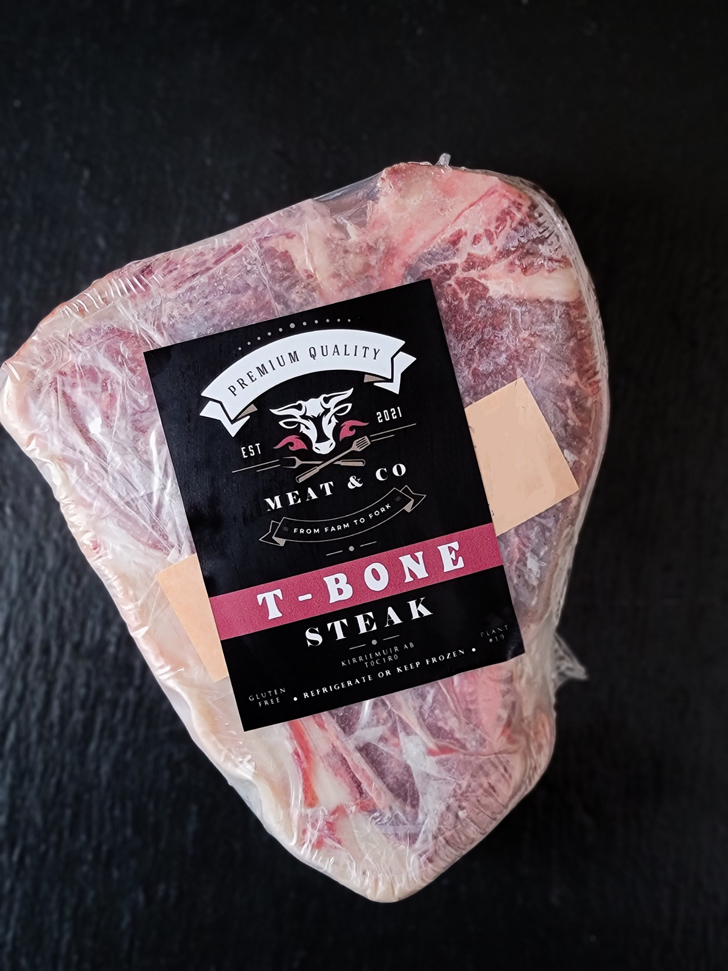 T-Bone Steak (2 steaks p/pack)